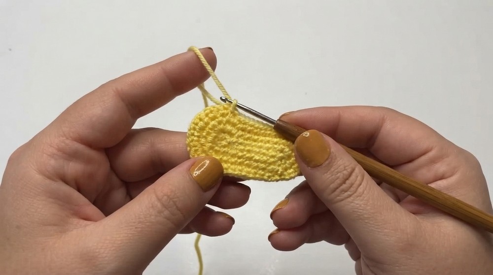 DIY Crochet Lemon Hair Clip