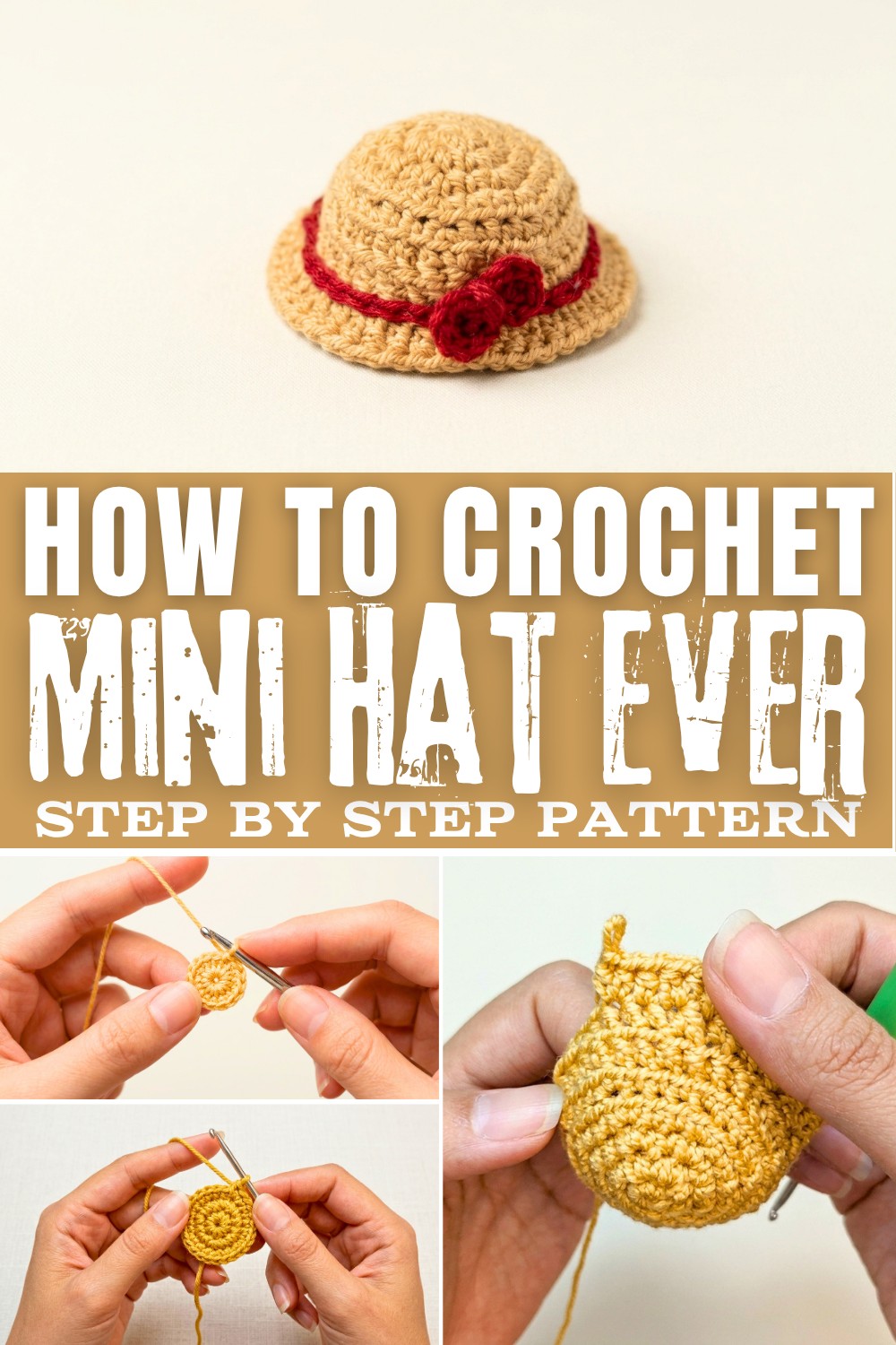 Easiest Crochet Mini Hat Ever