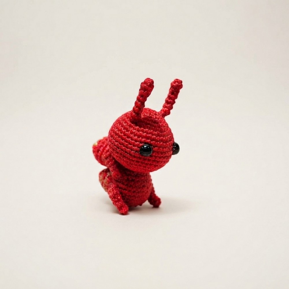 Easy Crochet Ant & Strawberry Amigurumi