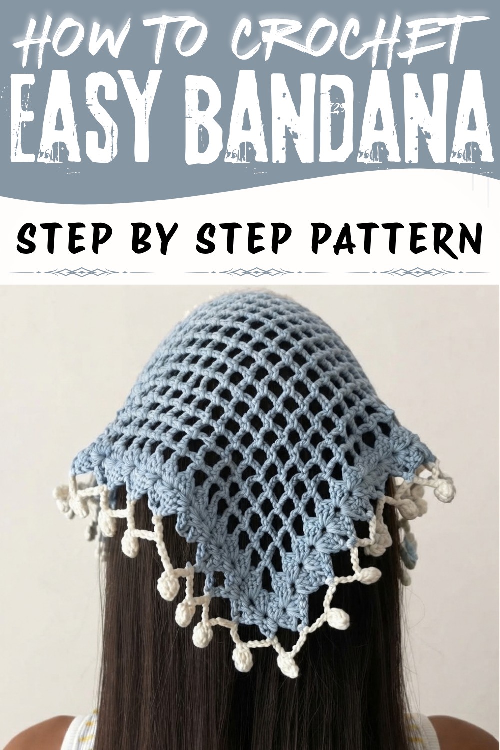 Easy Crochet Bandana Tutorial