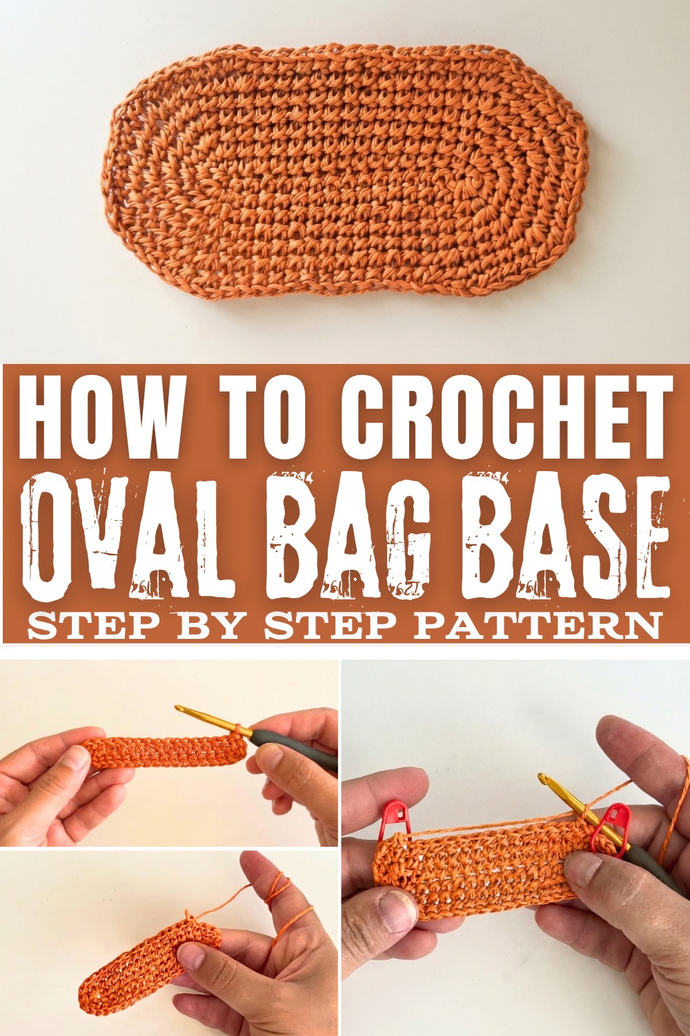 Easy Crochet Oval Bag Base Tutorial