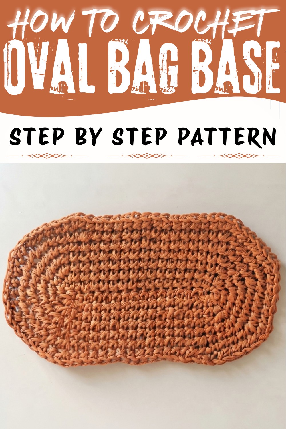 Easy Crochet Oval Bag Base Tutorial