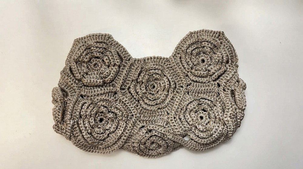 Easy Crochet Rose Motif Bag Tutorial