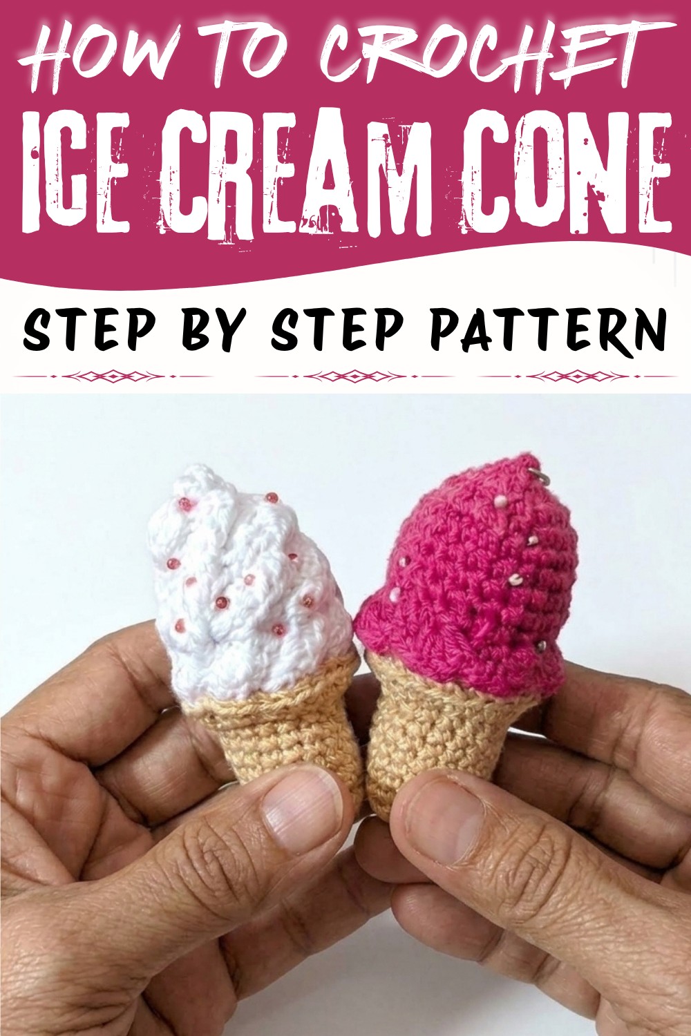 Free Crochet Ice Cream Cone Pattern