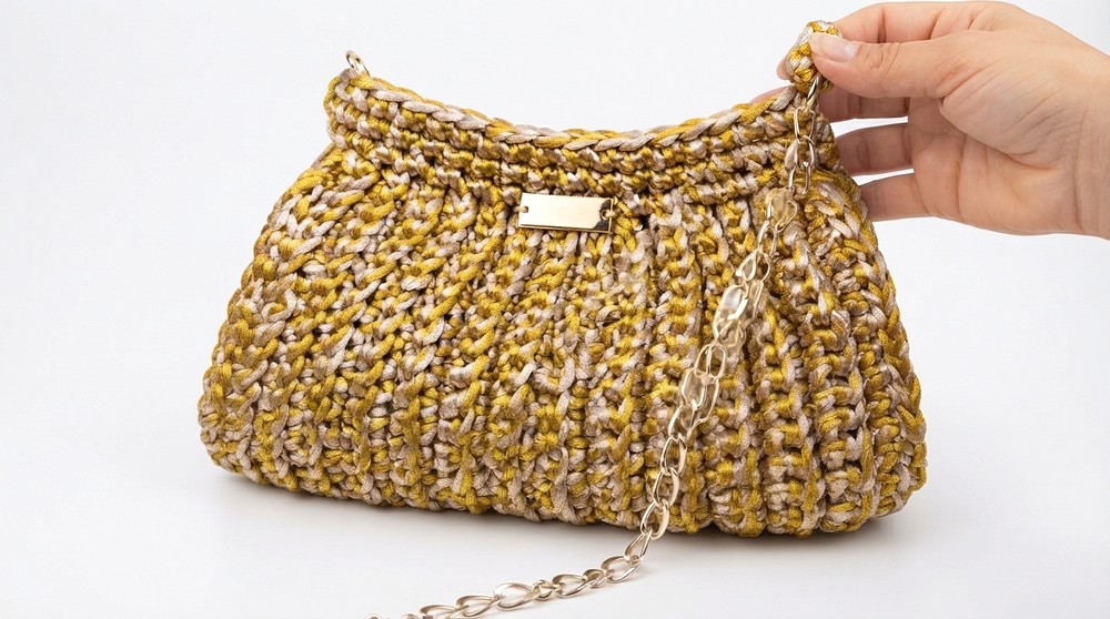 How To Crochet Beautiful Luxury Bag 8