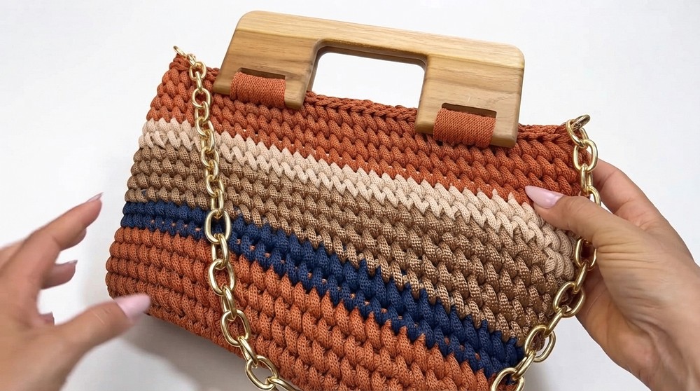 How To Crochet Beautiful Stitch Bag 8