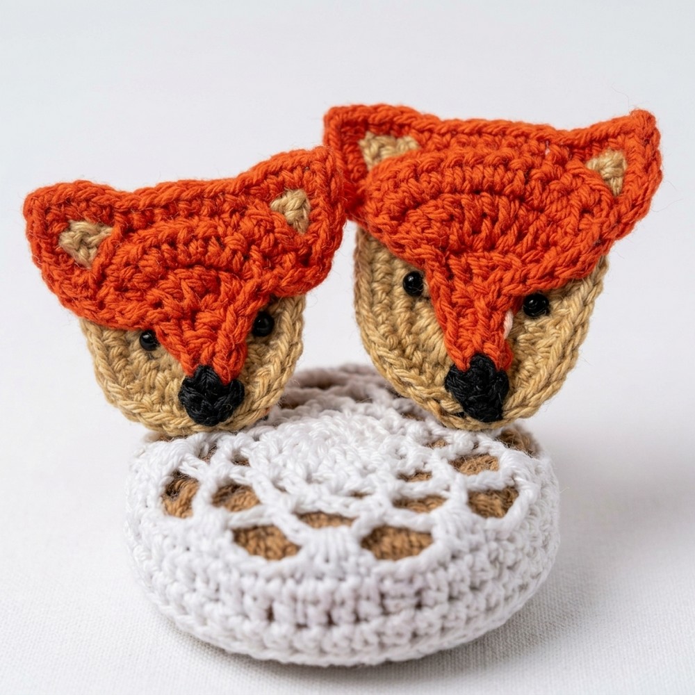 How to Crochet Adorable Foxes with Recycled Materials Free Pattern (5)