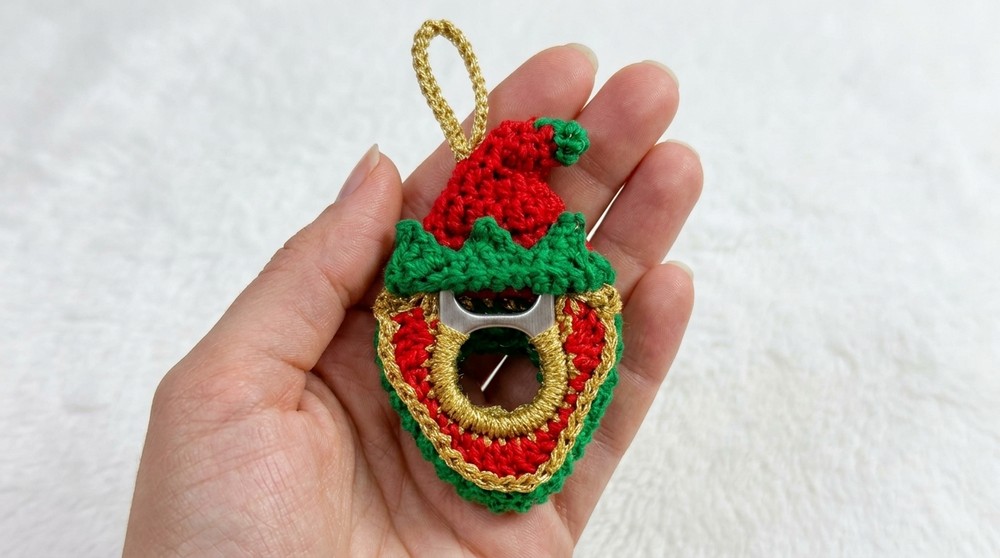 How to Crochet Recycled Christmas Elves (Step by Step) (6)