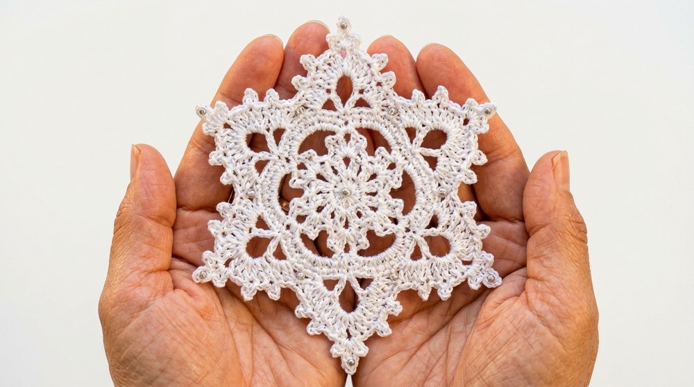 How to Crochet Snowflakes (1)