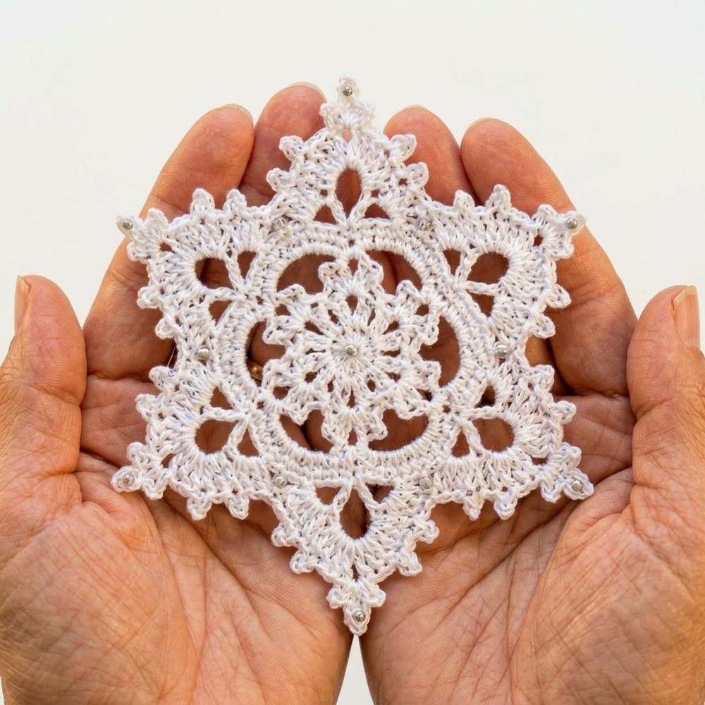 How to Crochet Snowflakes (6)