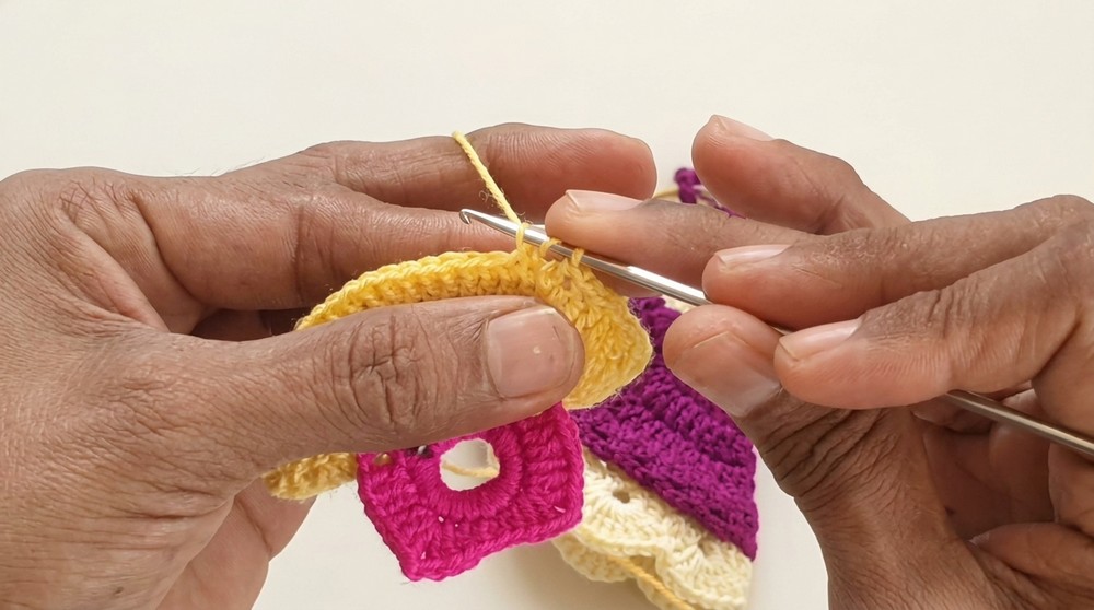 How to Crochet These Cute Frock Keychain With Can Tabs (3)