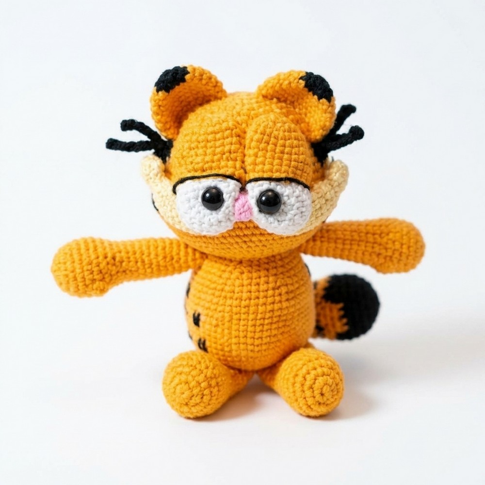 How to Crochet a Garfield Amigurumi (2)