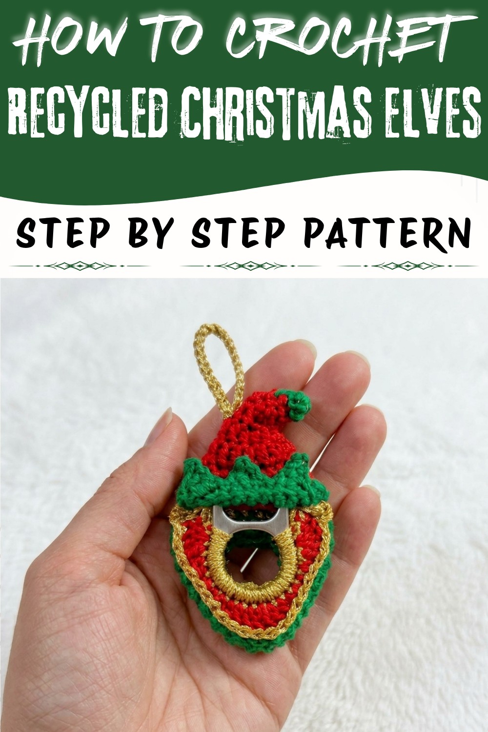 How to crochet Christmas ornaments (Step by Step)