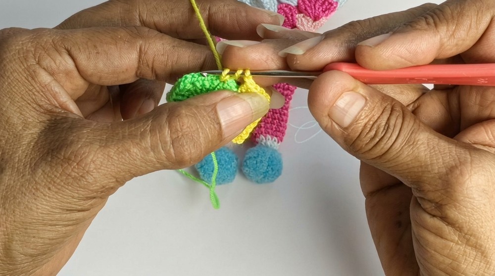 How to crochet a CUTE DOLL (Step by Step) (7)