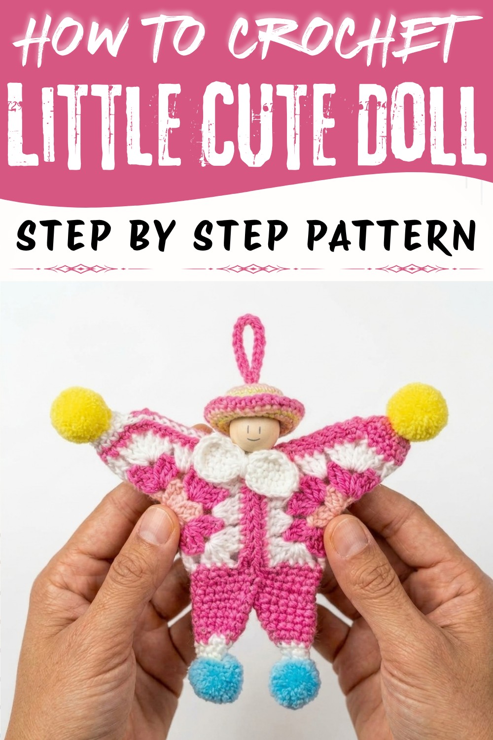 How to crochet a CUTE DOLL (Step by Step)