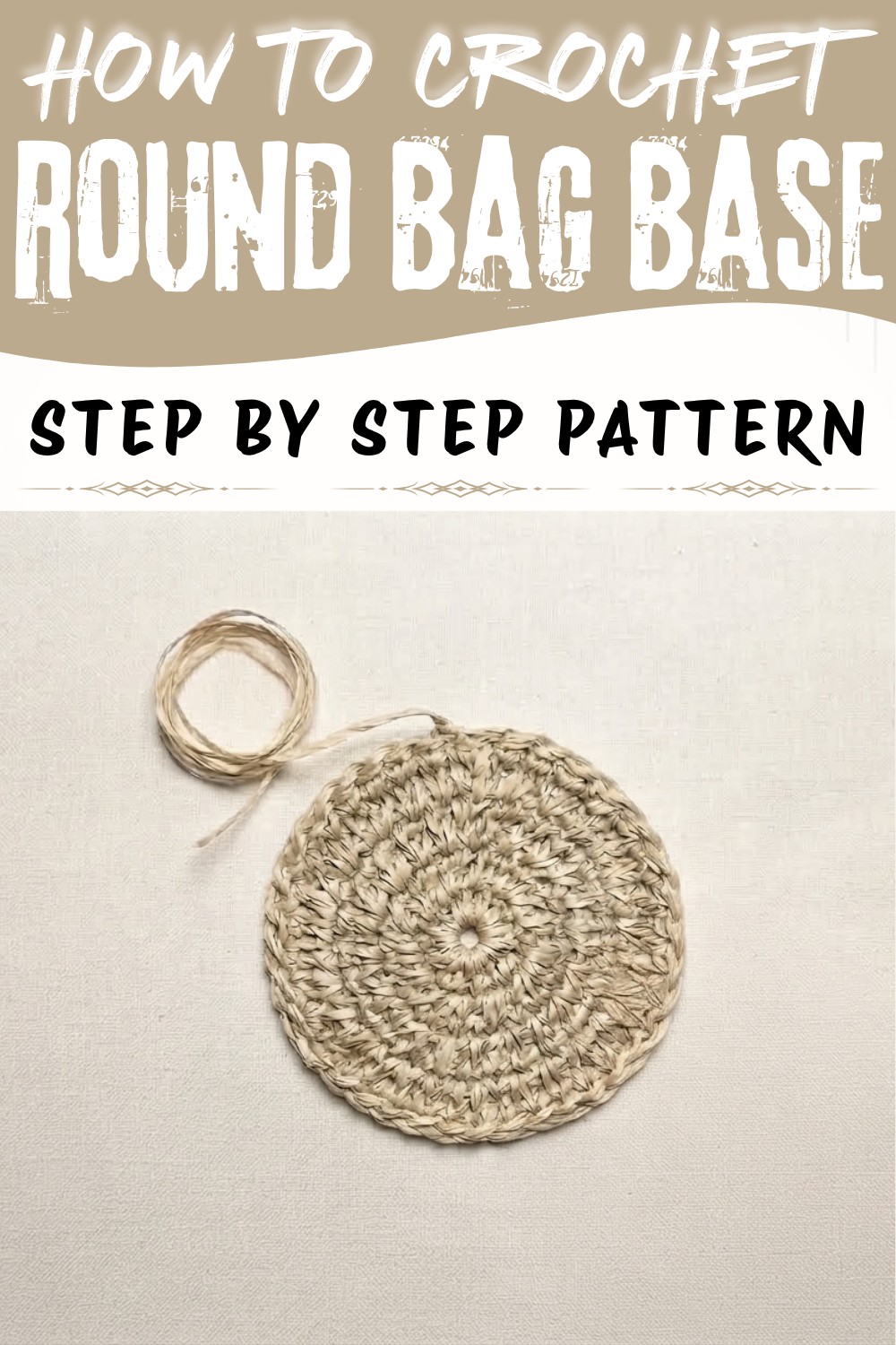  Making a Round Bag Base