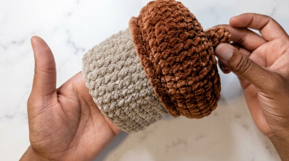 No Sew Crochet Acorn Tutorial