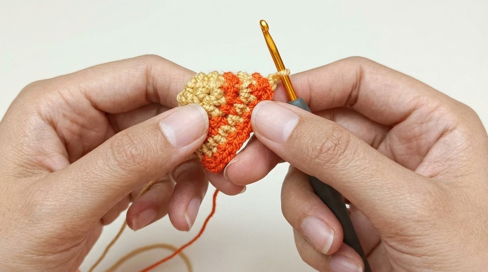 Simple no-sew Fish Crochet keychain Tutorial