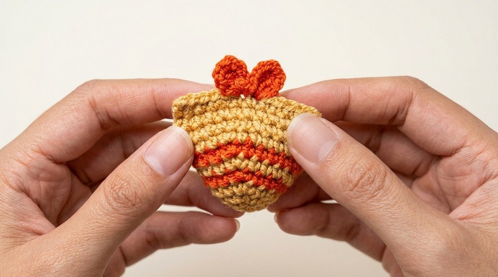 Simple no-sew Fish Crochet keychain Tutorial
