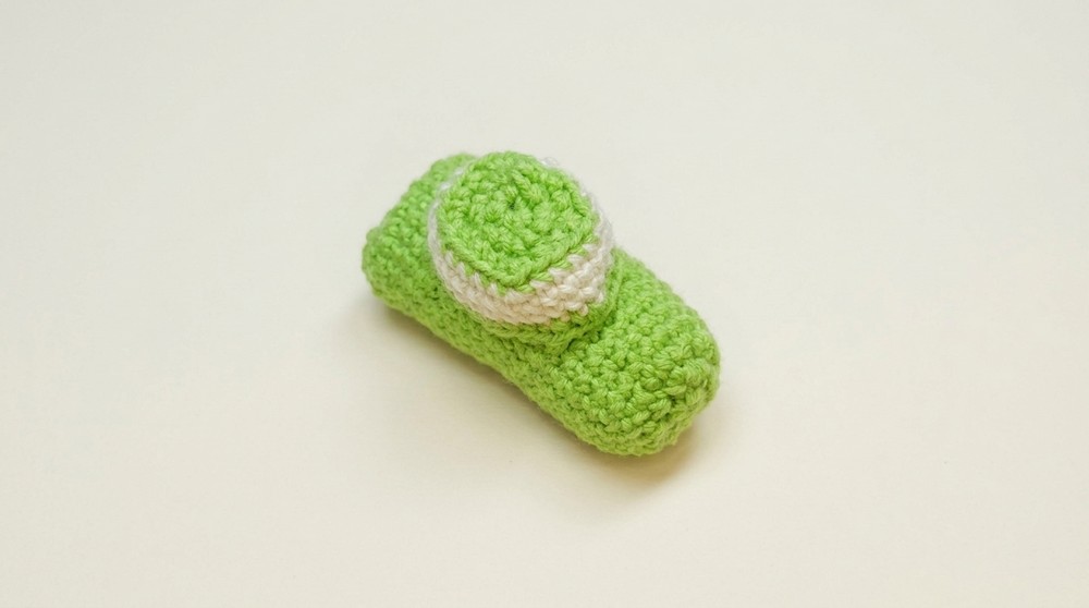 The CUTEST Tiny Crochet Car Keychain