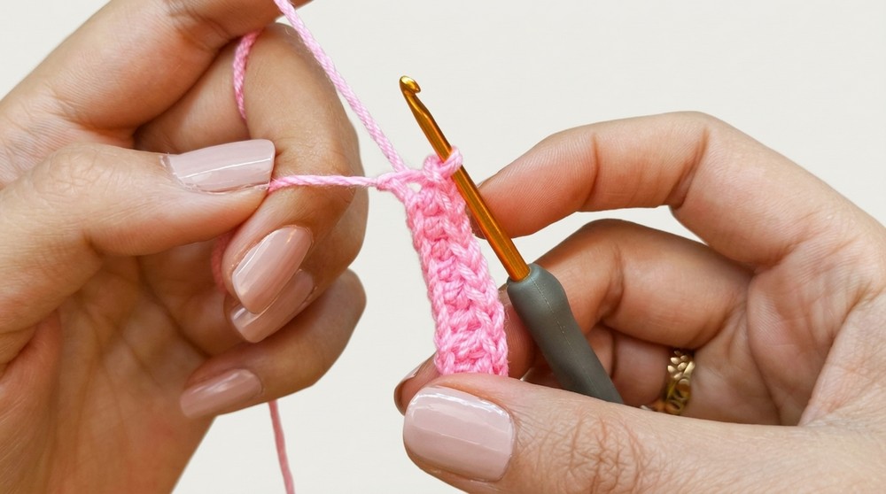 The Cutest Tiny Crochet Shell Keychain Ever