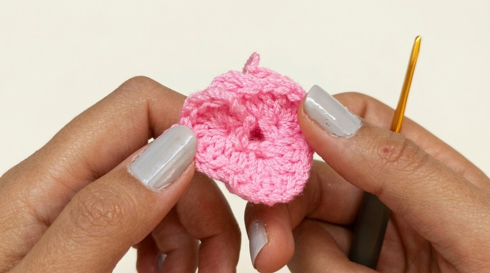 You Won't Believe This Tiny Crochet Flower