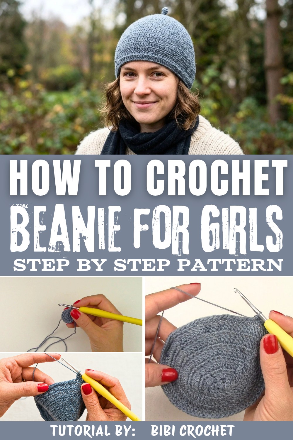 Crochet Beanie for Girls