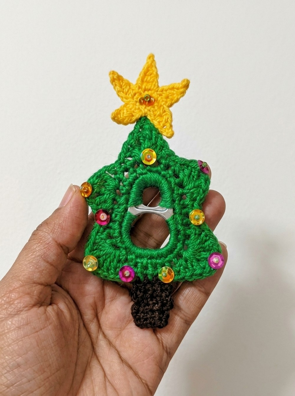 Crochet Christmas Tree Ornament (3)