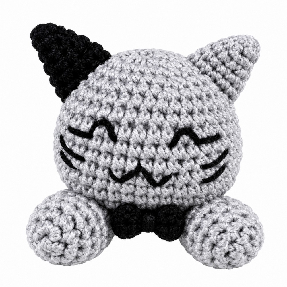 Crochet Cute Kitten Free Pattern (4)