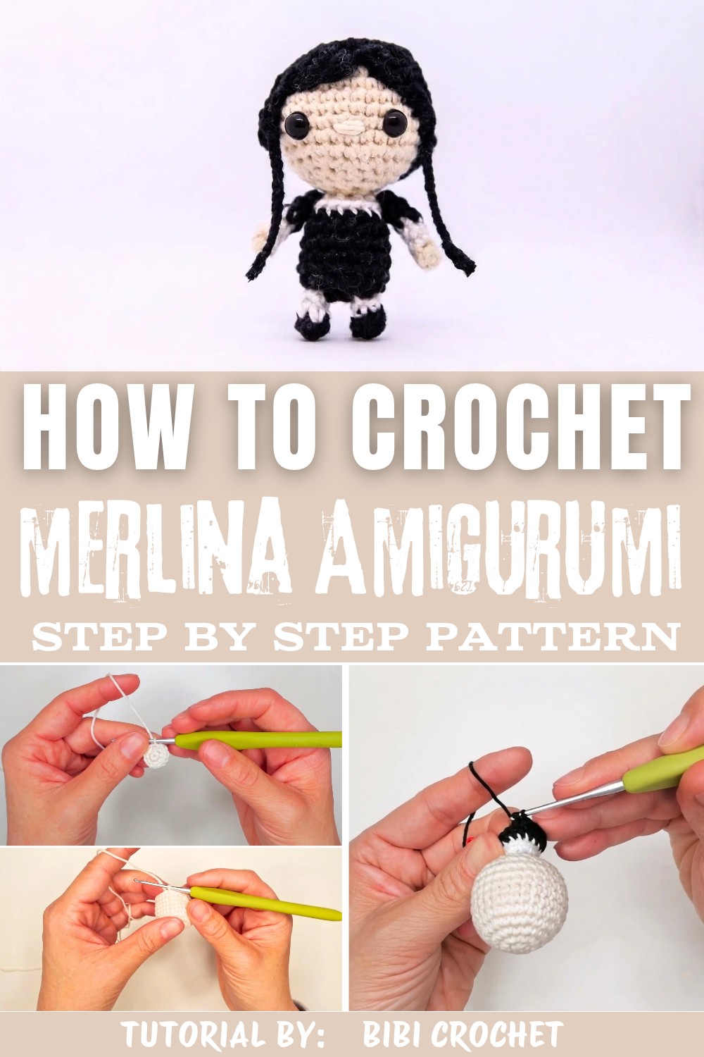 Crochet Merlina Amigurumi Tutorial