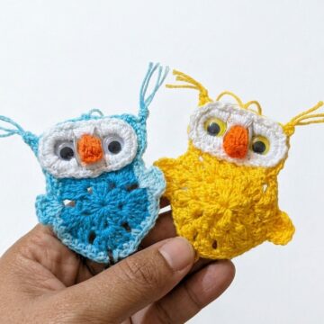 Crochet Owls With Puff Stitch (3)