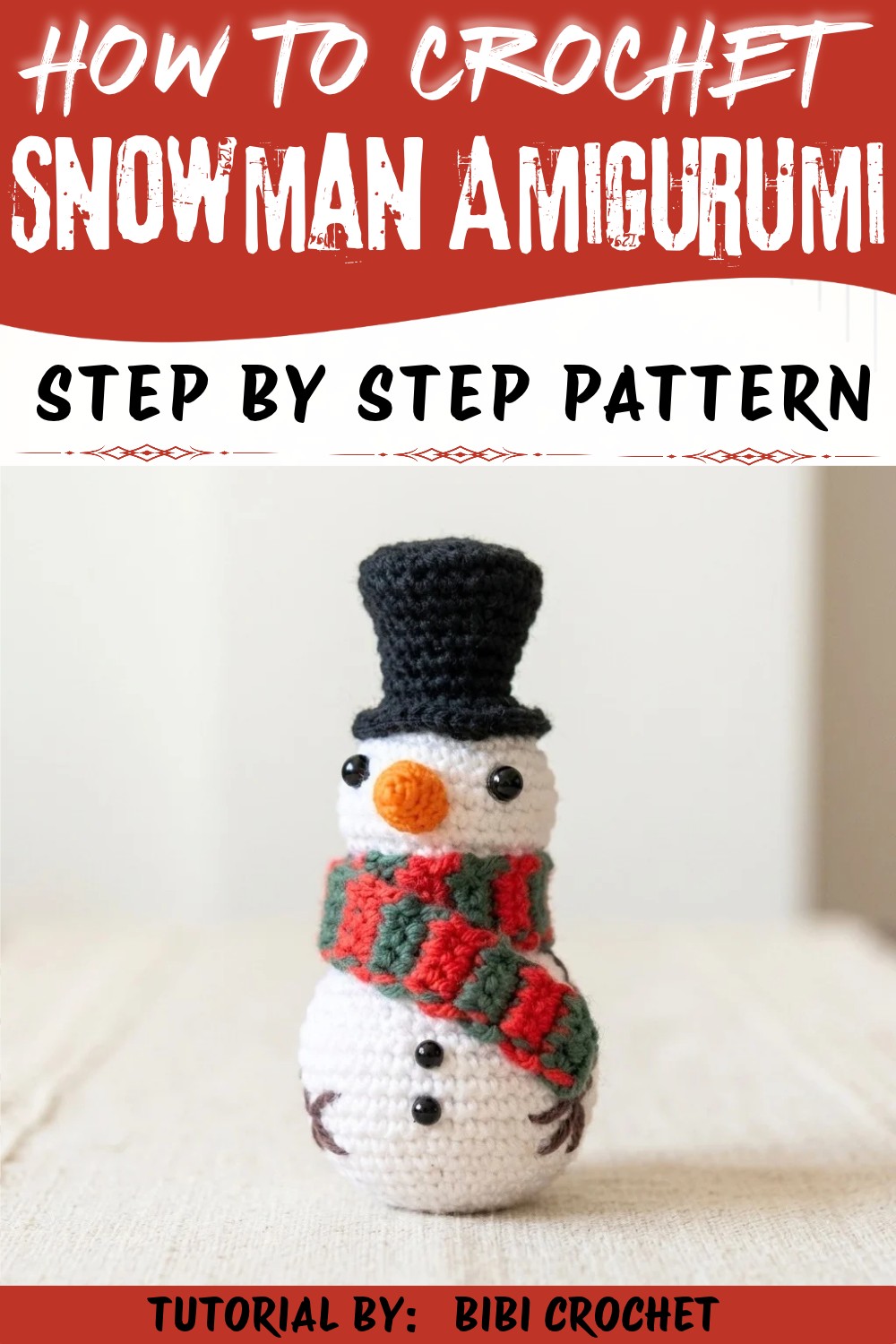 Crochet Snowman Amigurumi Tutorial