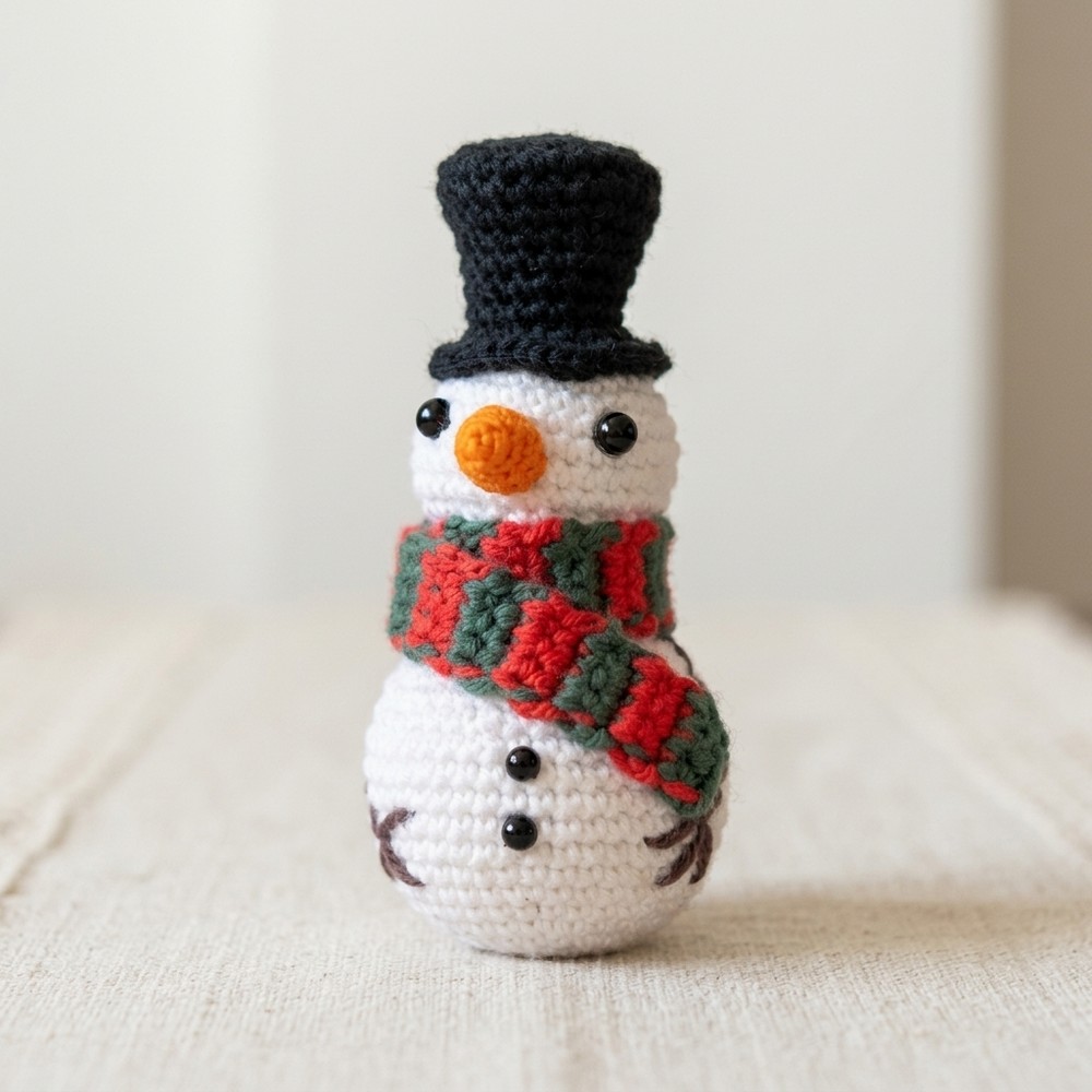 Crochet Snowman Amigurumi Tutorial