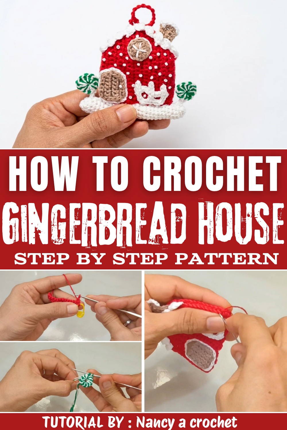 Crochet This Adorable Gingerbread House