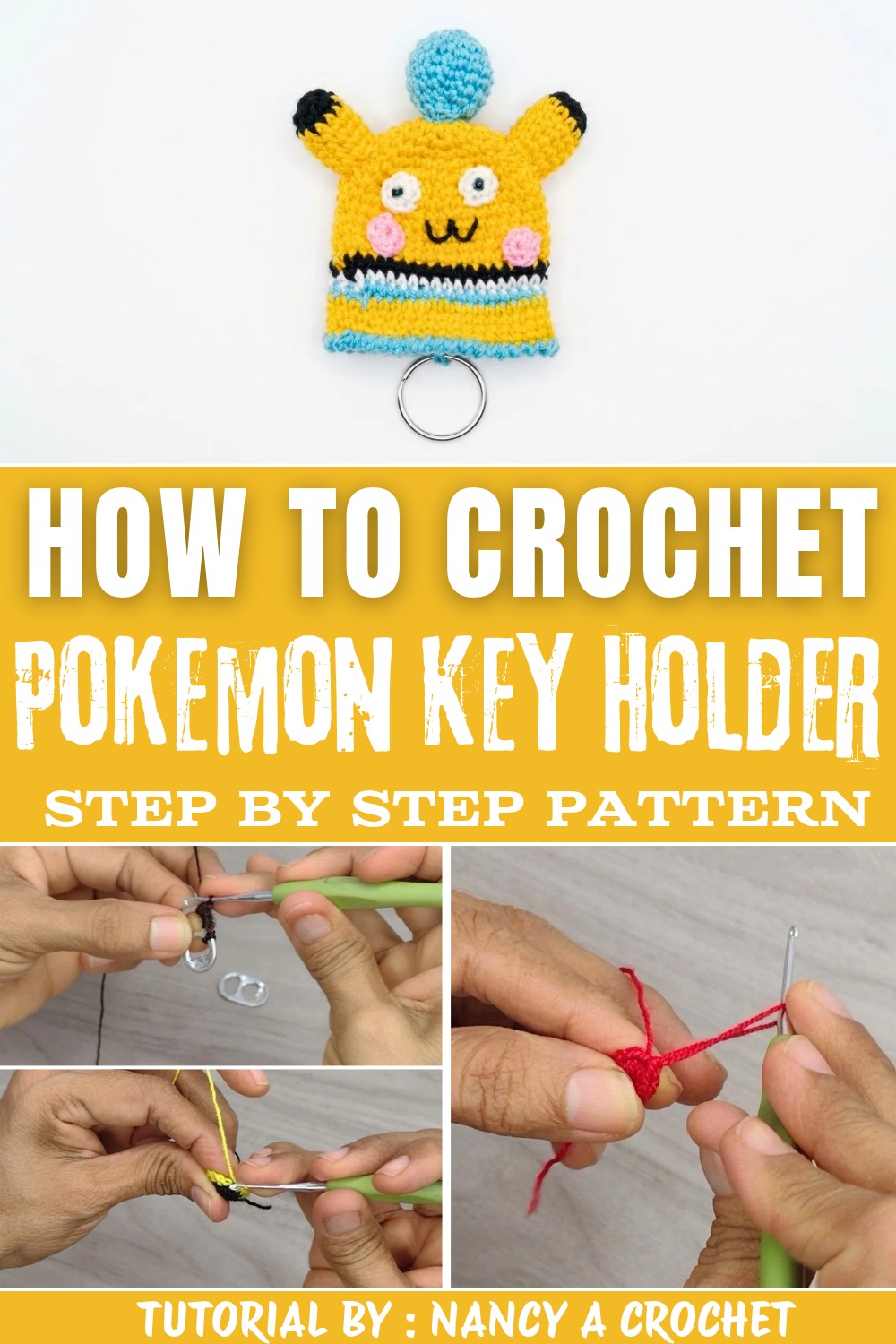 _Crochet This Pokemon Key Holder (1)