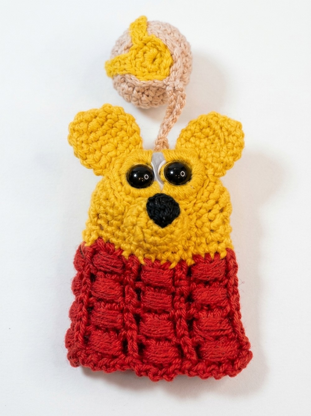 Crochet Winnie the Pooh Key Holder Free Pattern (4)