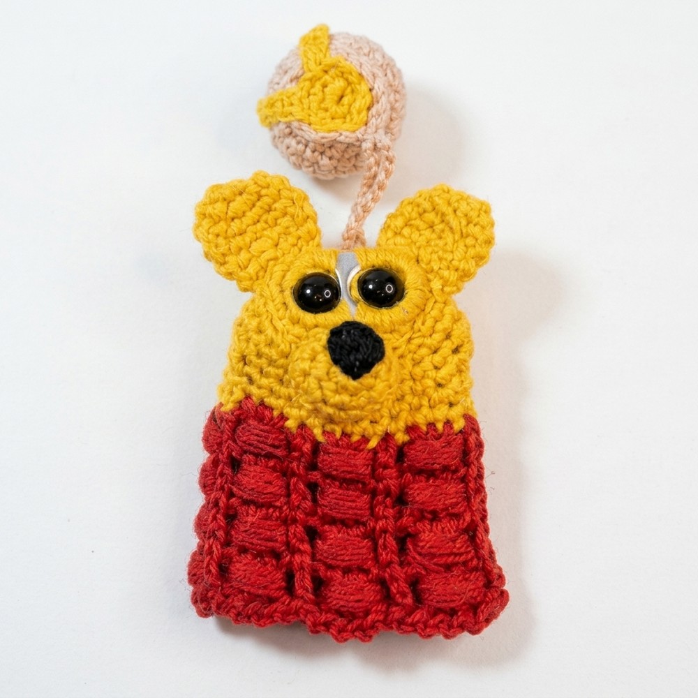 Crochet Winnie the Pooh Key Holder Free Pattern (5)