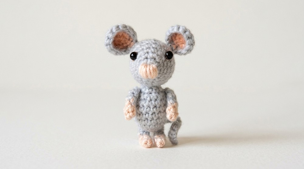 Cute Amigurumi Mouse Step-by-Step