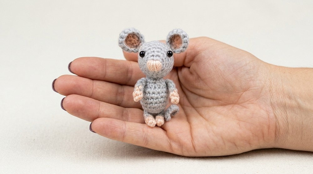 Cute Amigurumi Mouse Step-by-Step