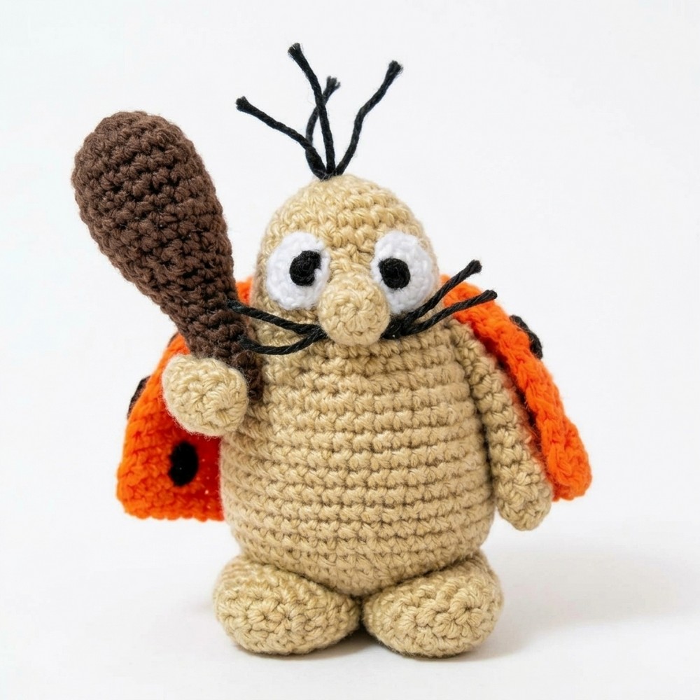 Cute Captain Caveman Crochet Pattern (2)