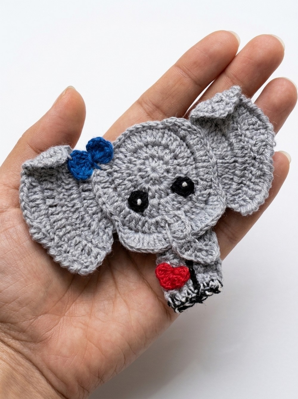 Cute Crochet Elephant Easy Free Pattern (2)