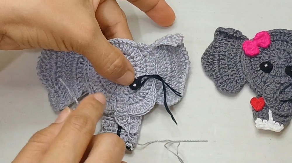 Cute Crochet Elephant Easy Free Pattern (7)