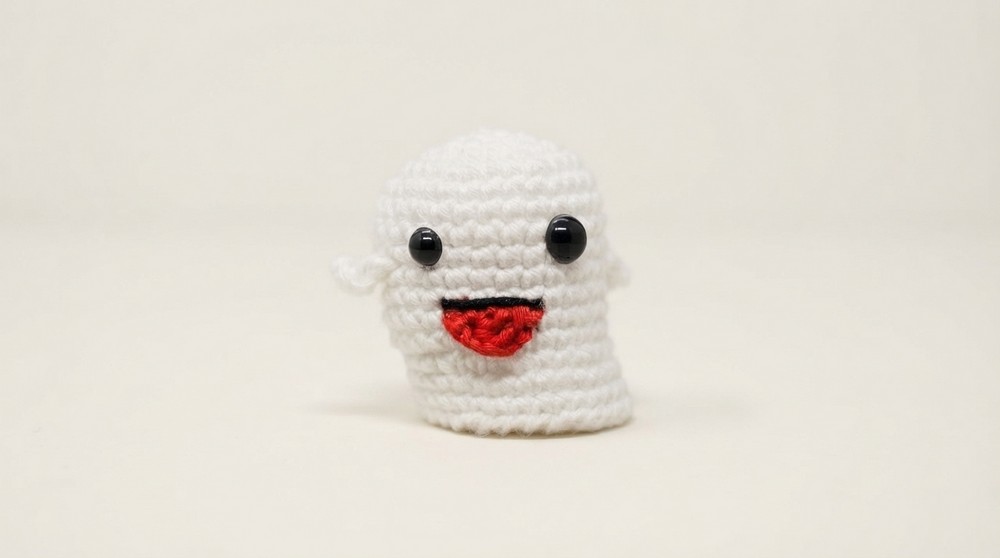 Cute Halloween Amigurumi Ghost