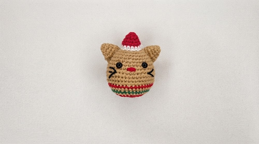 Easy Amigurumi Cat Ball Tutorial