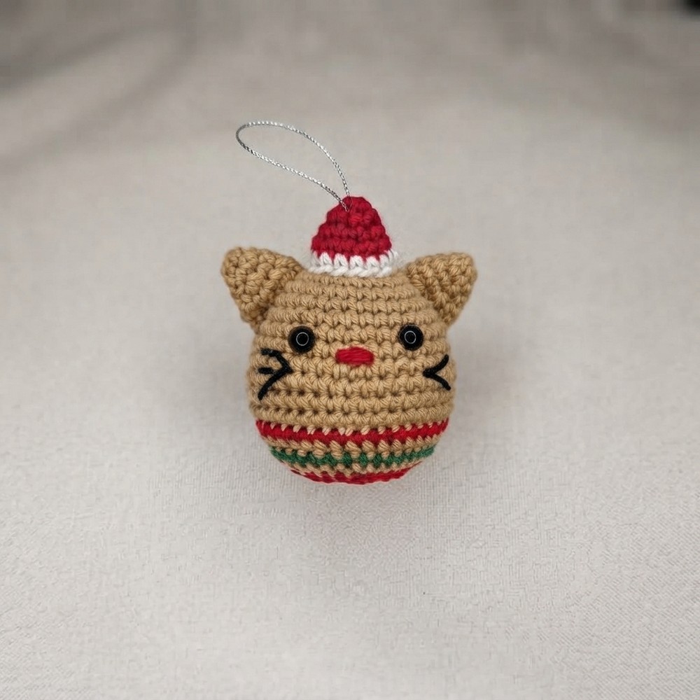 Easy Amigurumi Cat Ball Tutorial