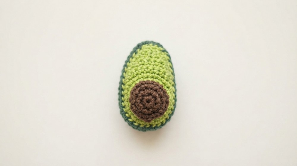 Easy Crochet Avocado Amigurumi Tutorial