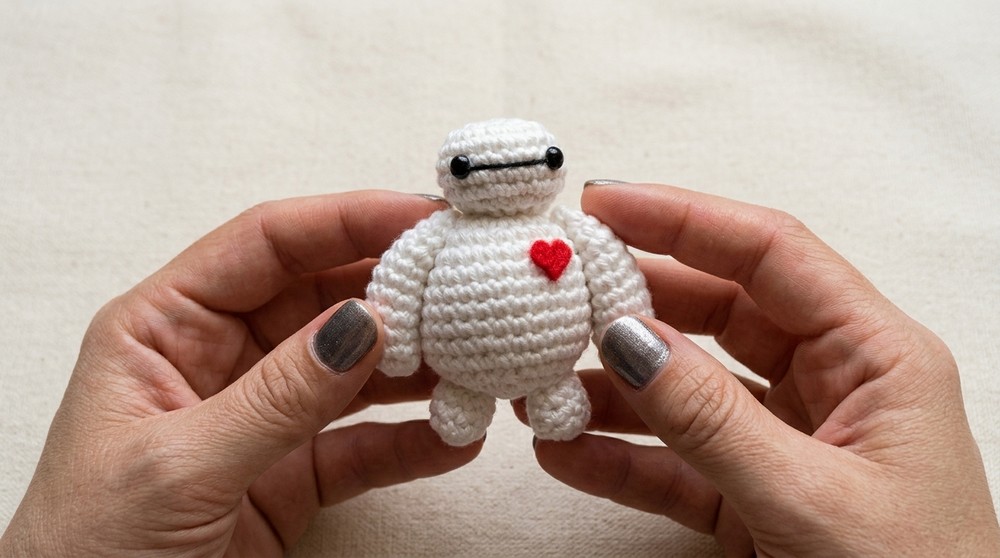 Easy Crochet Baymax Amigurumi Tutorial for Beginners