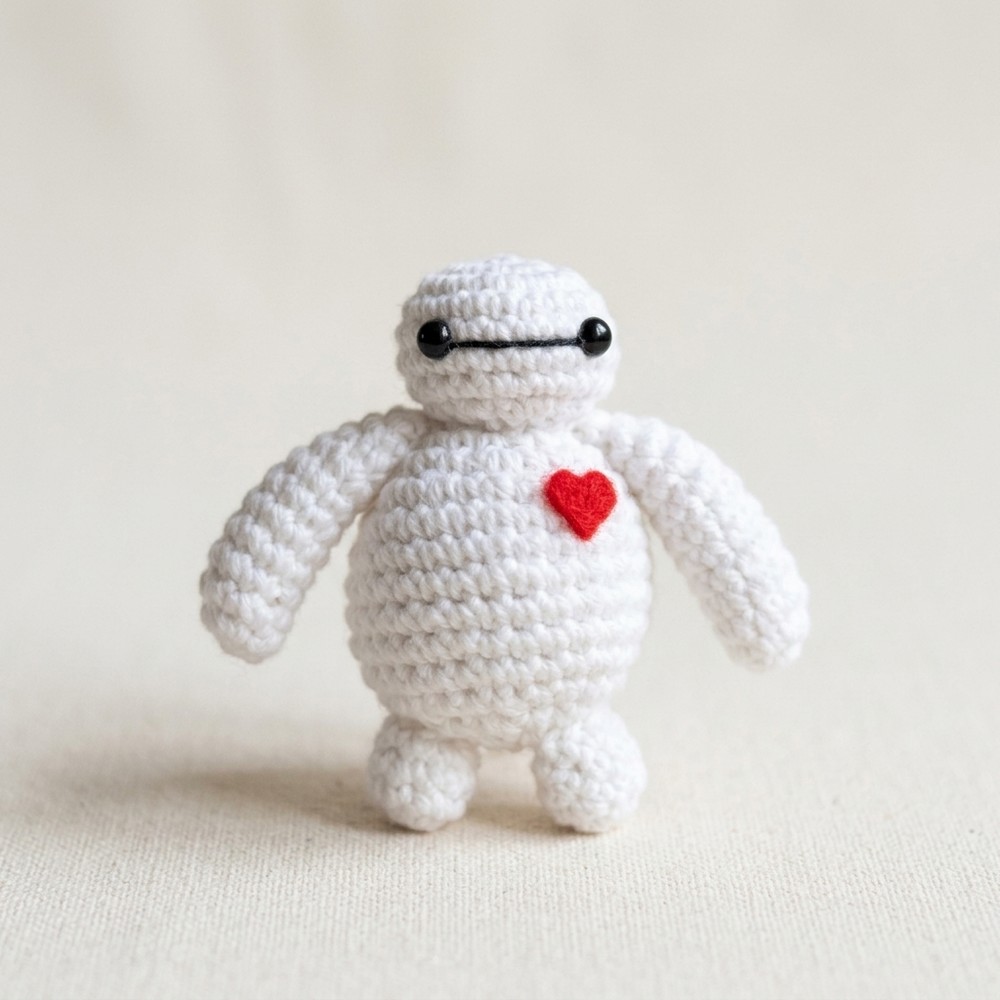 Easy Crochet Baymax Amigurumi Tutorial for Beginners