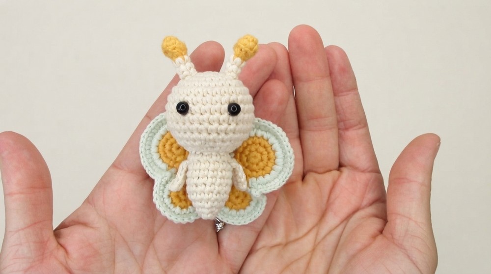 Easy Crochet Butterfly Amigurumi Tutorial