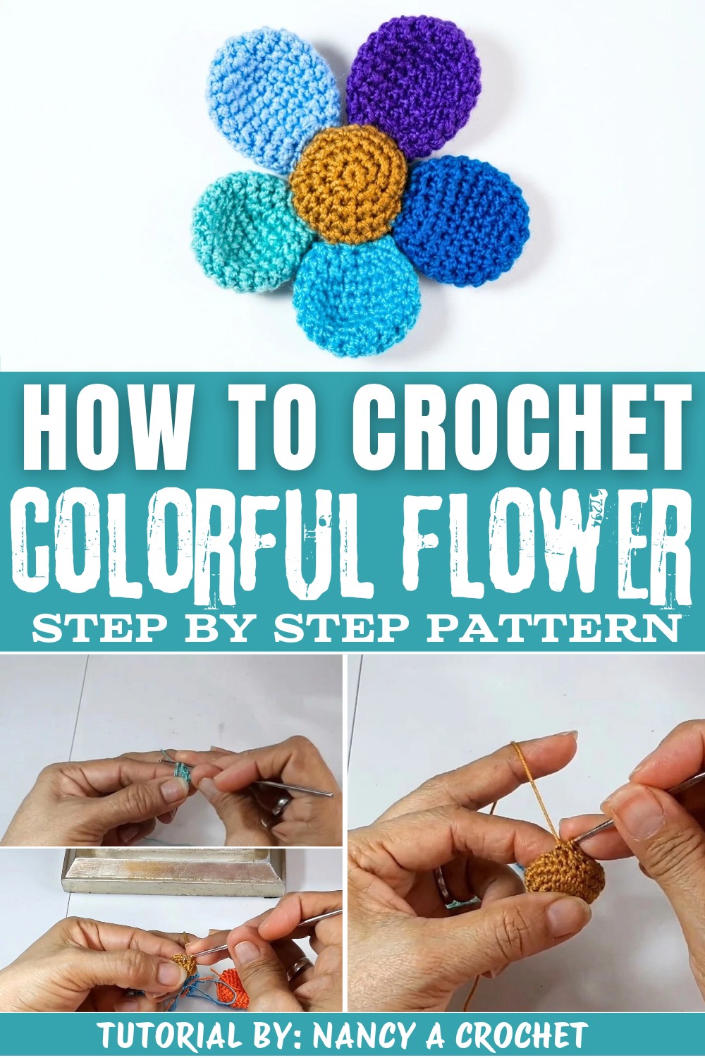 Easy Crochet Flower for Beginners (2)